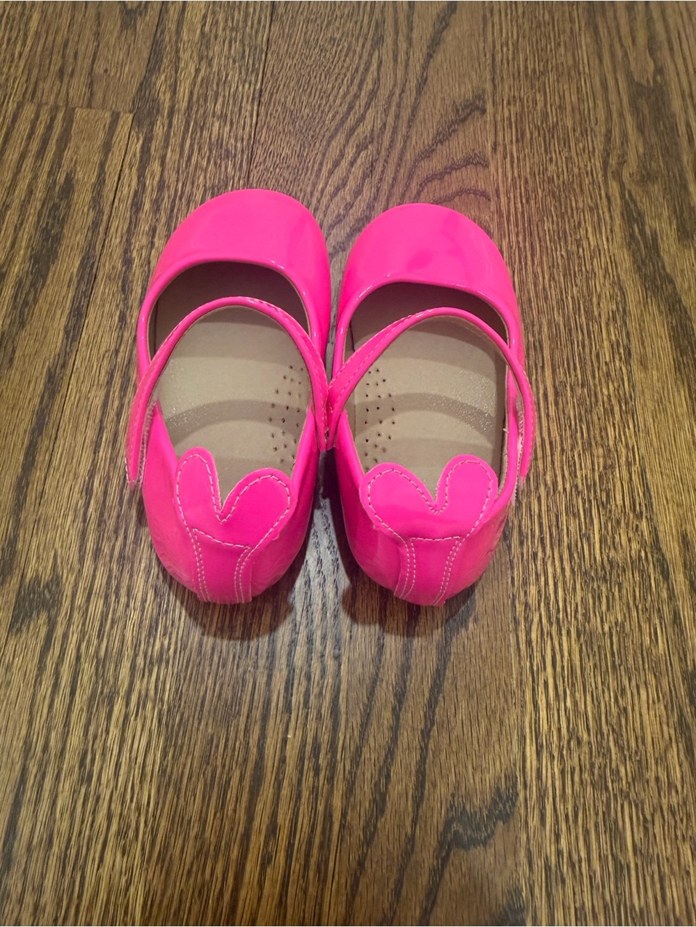 Source Unknown Bright Pink Mary Jane Flats for Kids